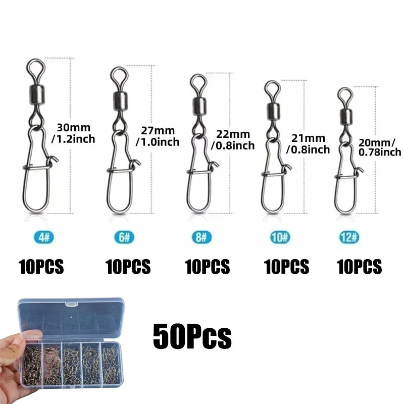 Fishing Swivel Snaps Kit