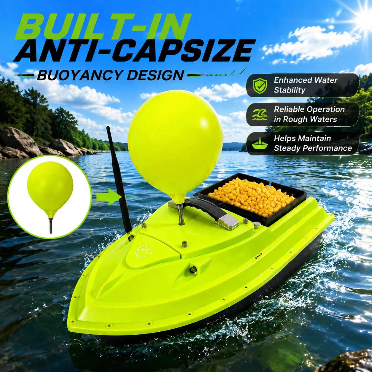 RC Fishing Bait Boat