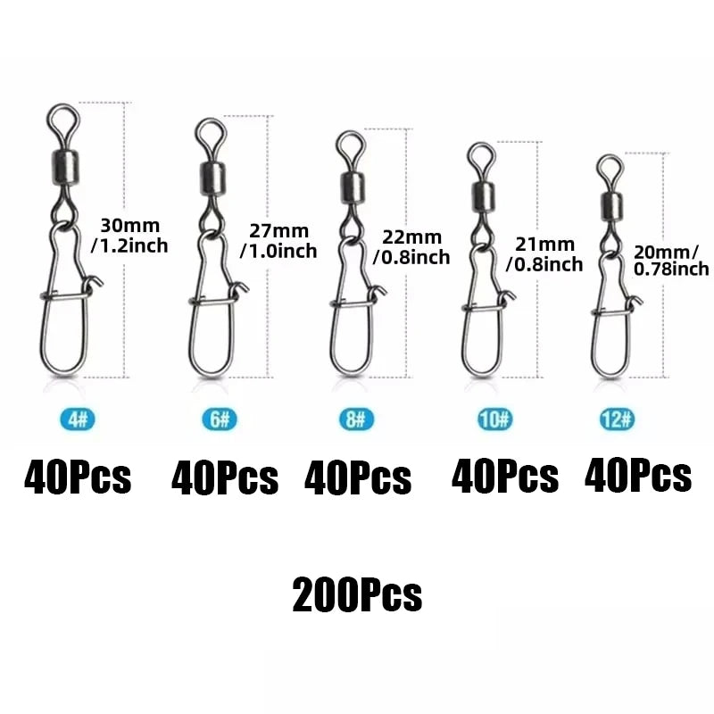 Fishing Swivel Snaps Kit