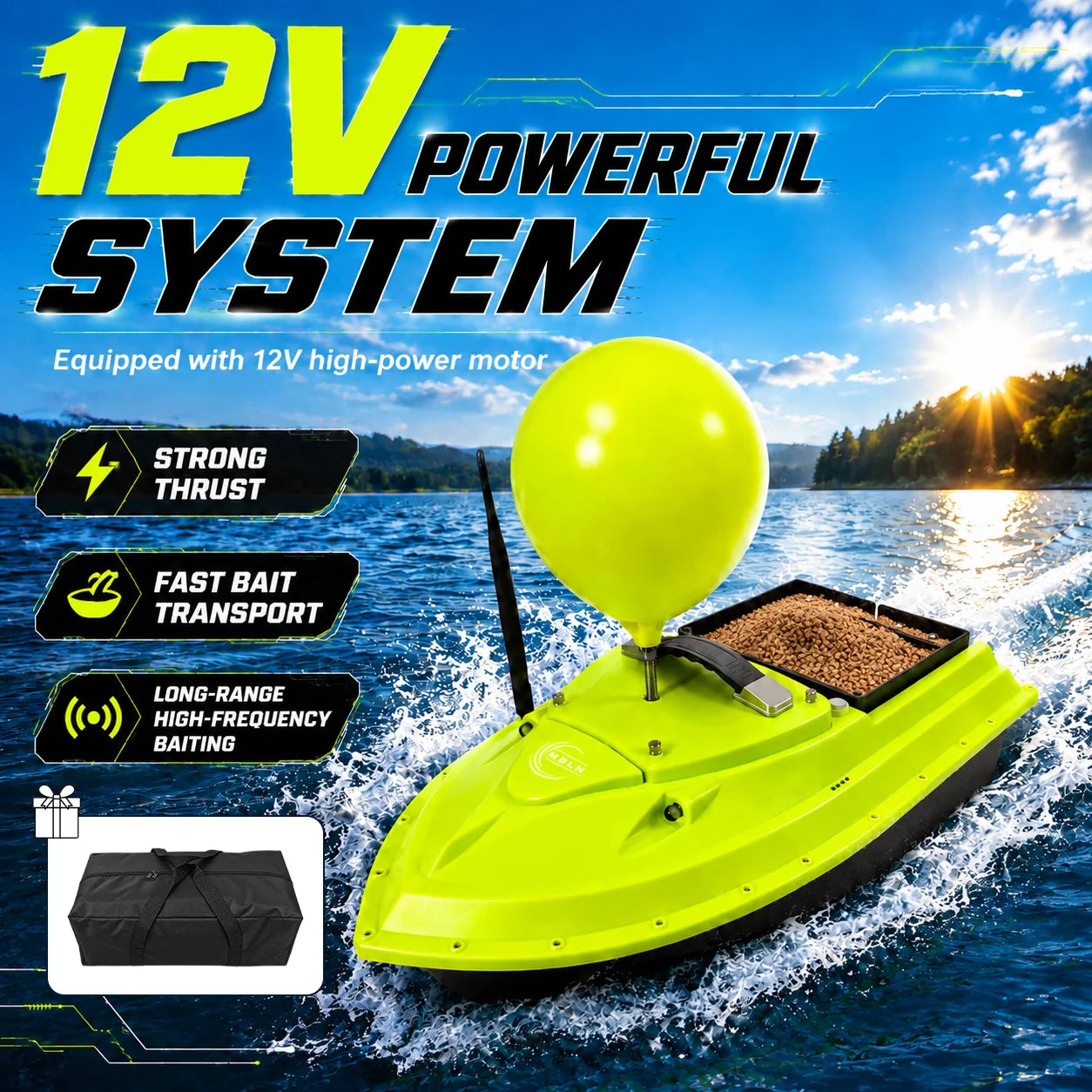 RC Fishing Bait Boat