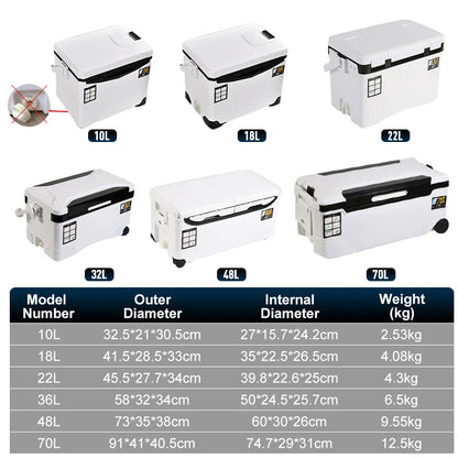 Portable Fishing Cooler Box