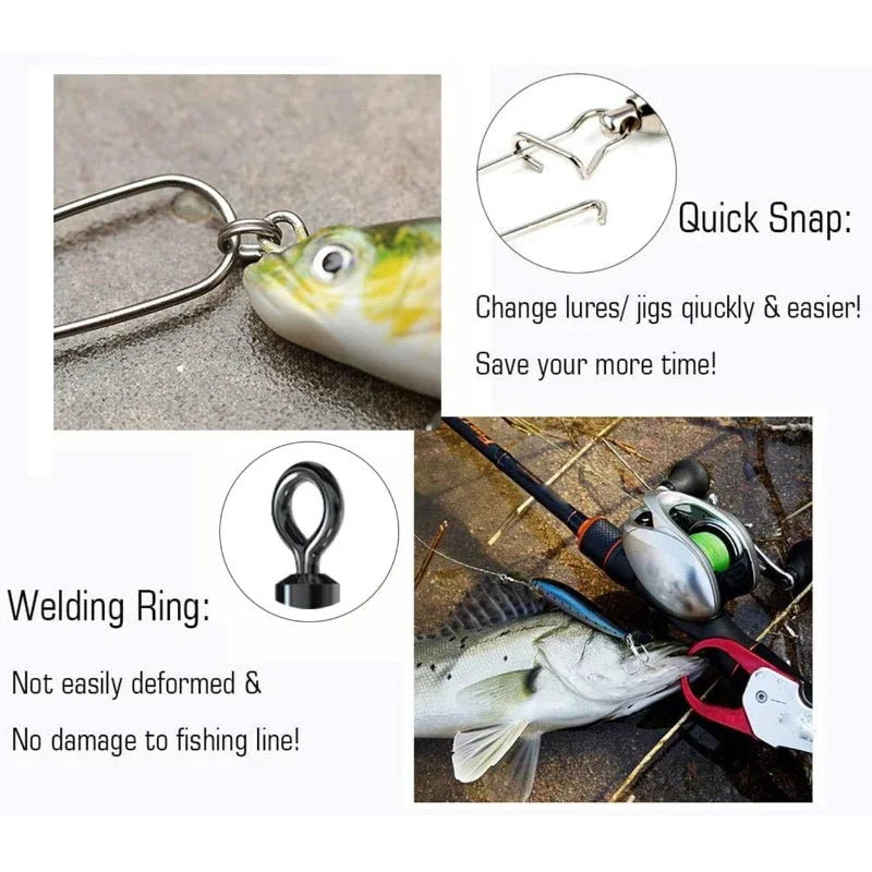 Fishing Swivel Snaps Kit