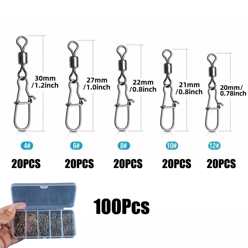 Fishing Swivel Snaps Kit